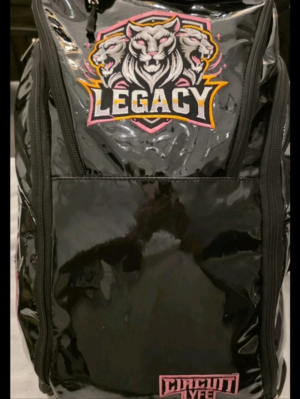 Legacy Backpack Padded Circuit Lyfe Laptop Sleeve Glossy Shiny Basketball Panter